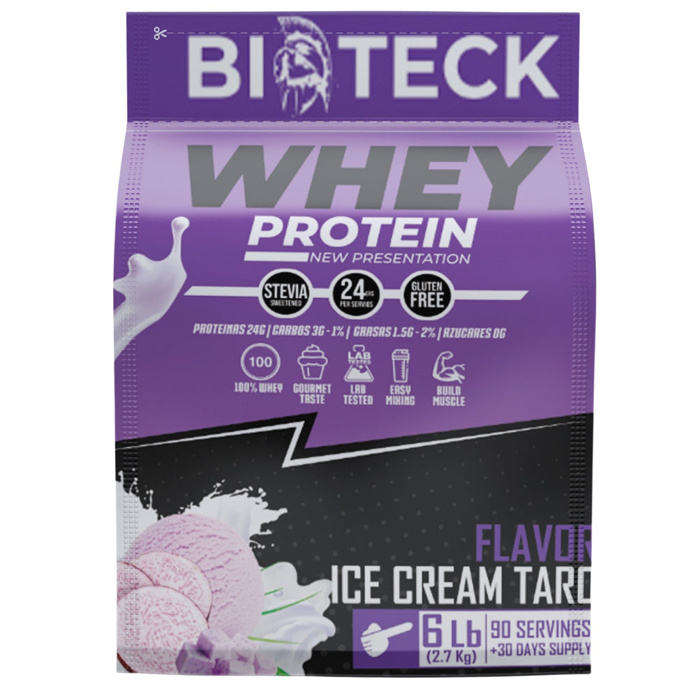 BIOTECK Amazon | 67593879093545 | 01 | Whey Taro, empaque original de 6 lb con fondo blanco
