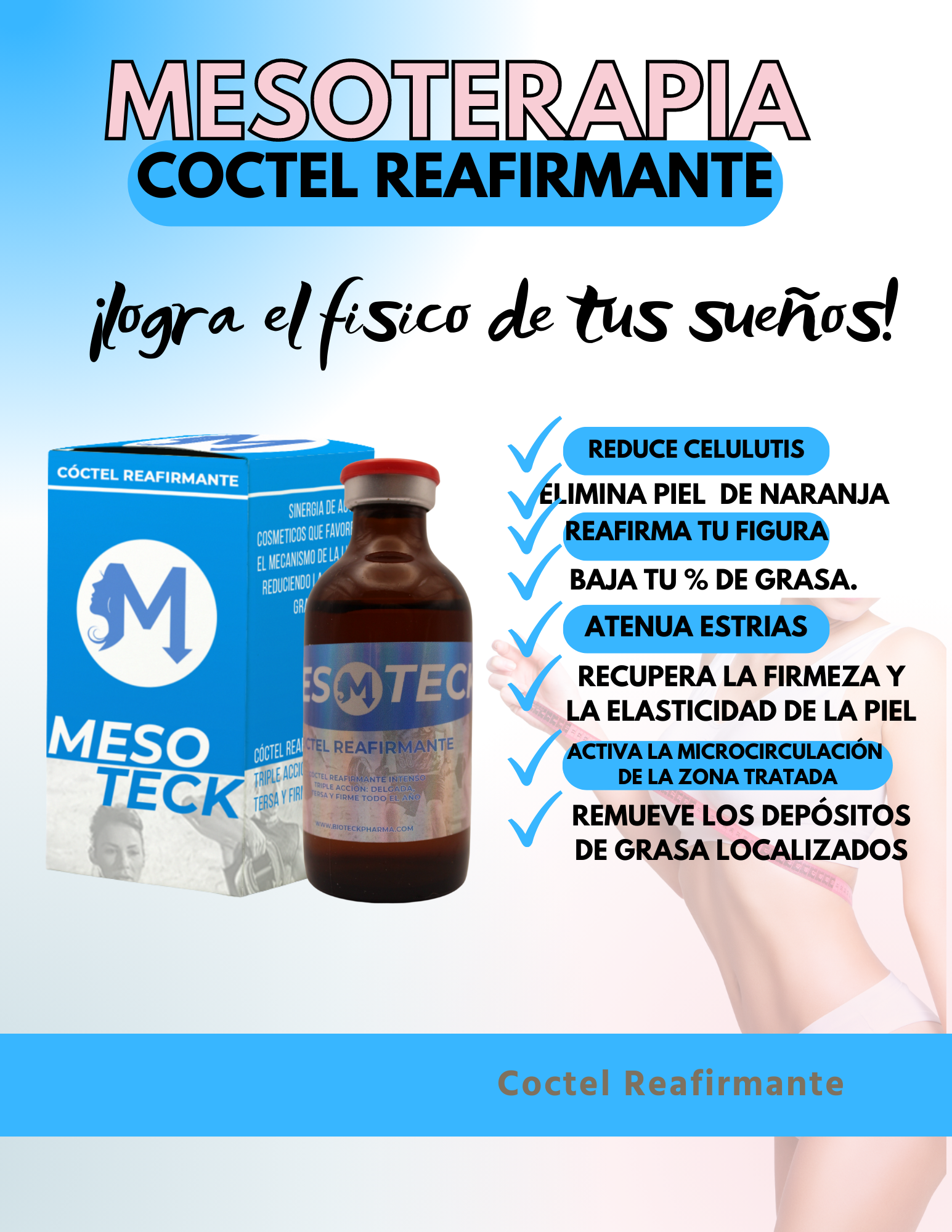 MESOTERAPIA (COCTEL REDUCTIVO / COCTEL REAFIRMANTE)