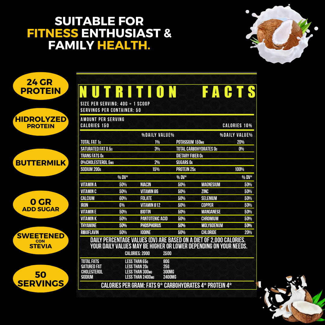 ISO-PROTEIN 0 CARBOHIDRATOS SABOR CREMA DE COCO