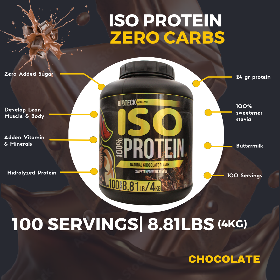 ISO-PROTEIN 0 CARBOHIDRATOS SABOR CHOCOLATE