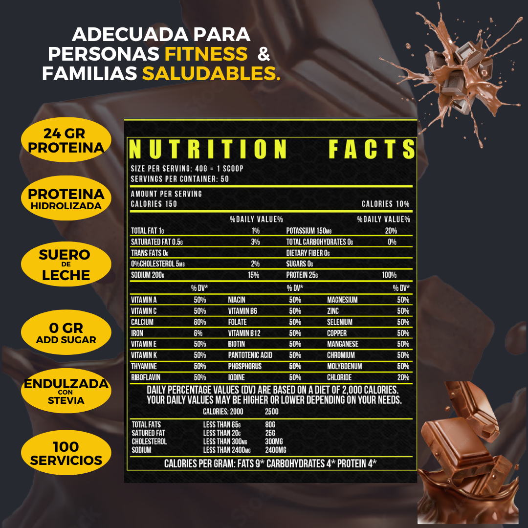 ISO-PROTEIN 0 CARBOHIDRATOS SABOR CHOCOLATE