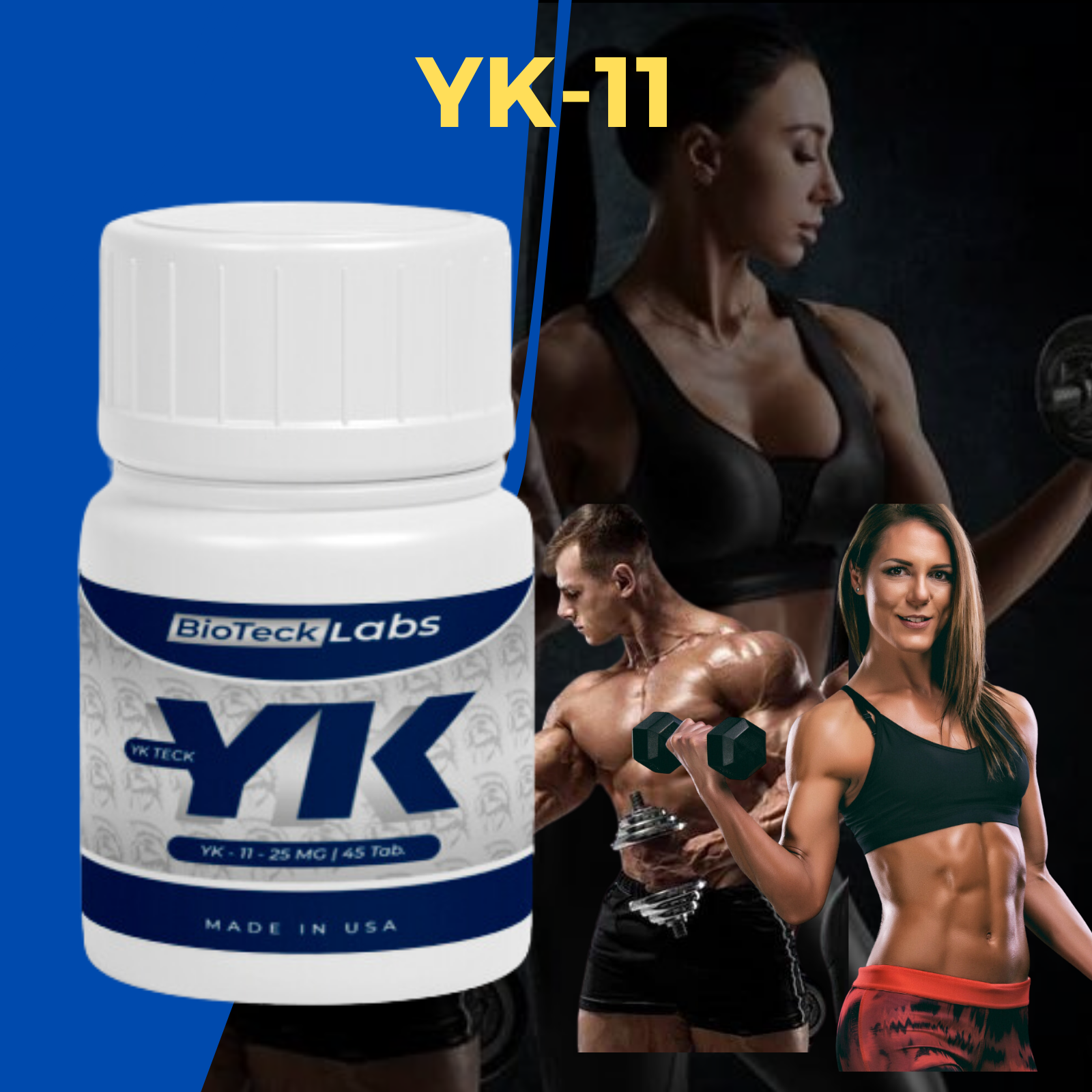 SARMS| YK-11 25 Mg 45 Tabletas Sin Sabor