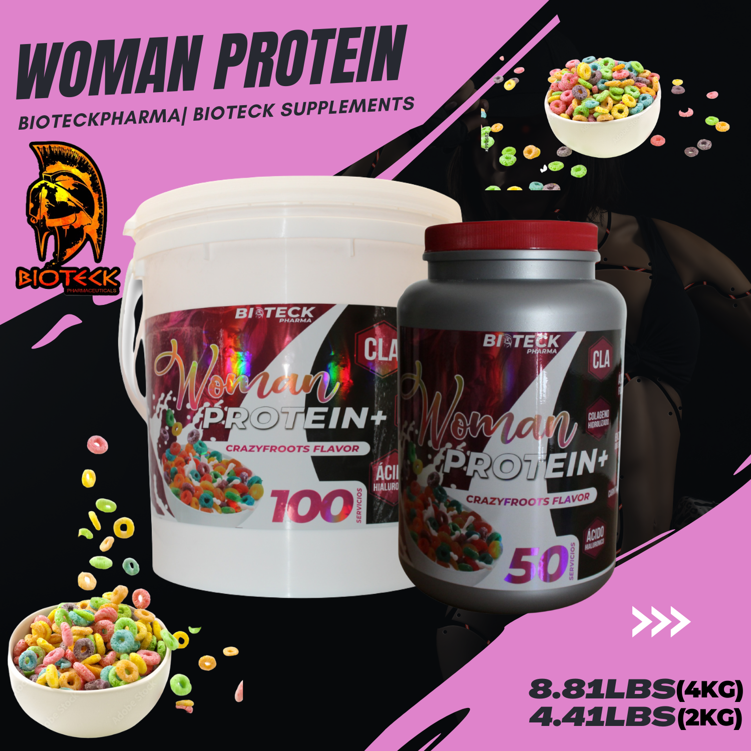 WOMAN PROTEIN SABOR CRAZY FROOTS