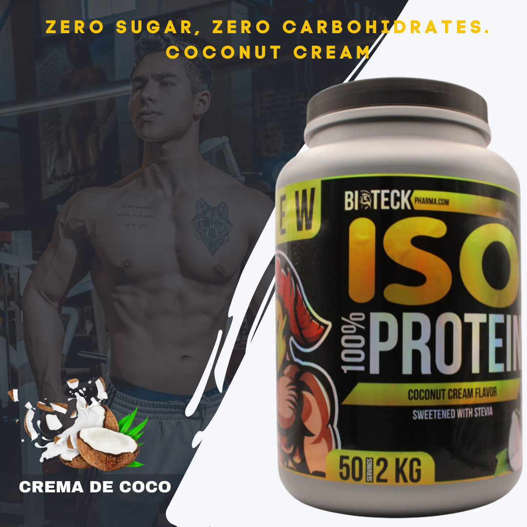 ISO-PROTEIN 0 CARBOHIDRATOS SABOR CREMA DE COCO