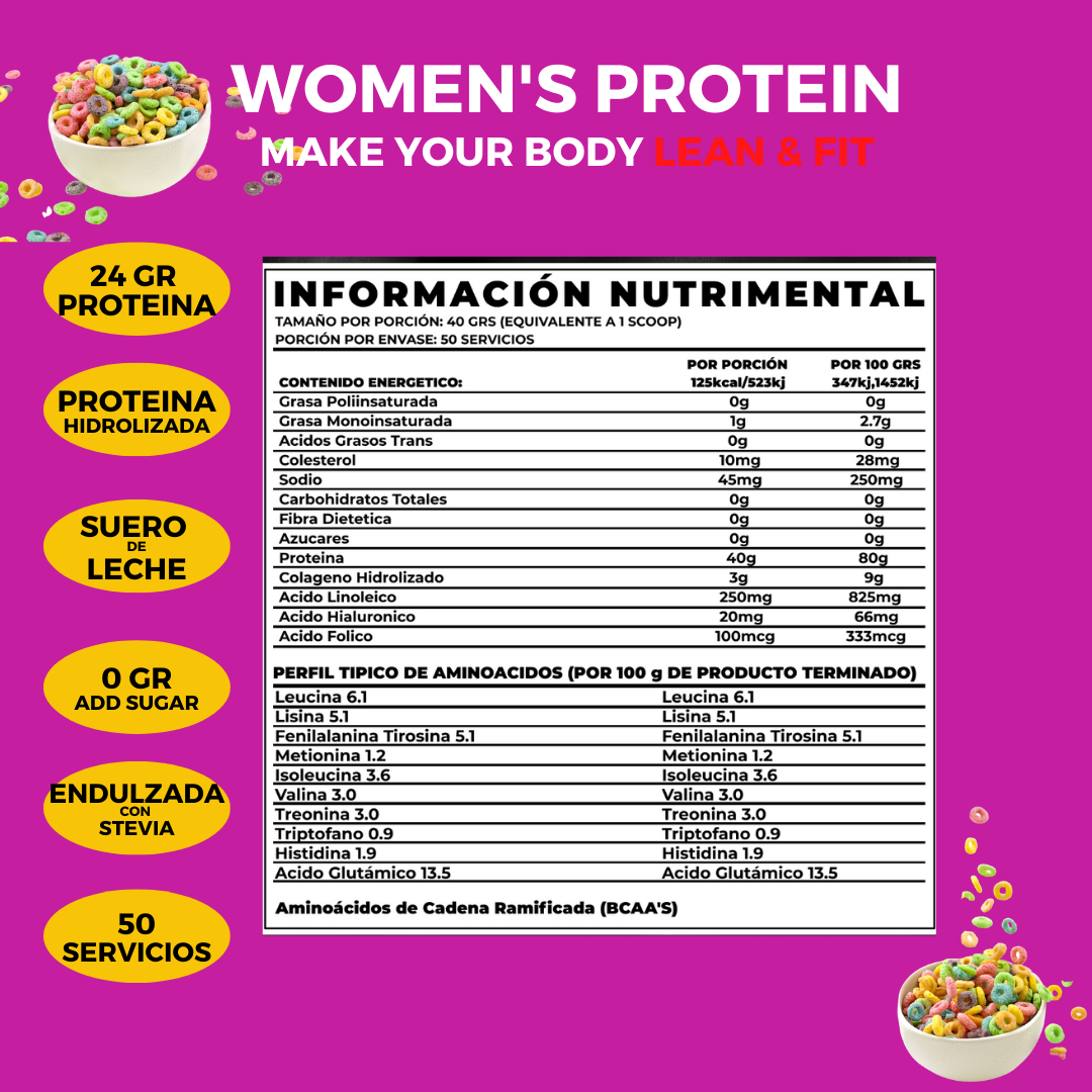 WOMAN PROTEIN SABOR CRAZY FROOTS