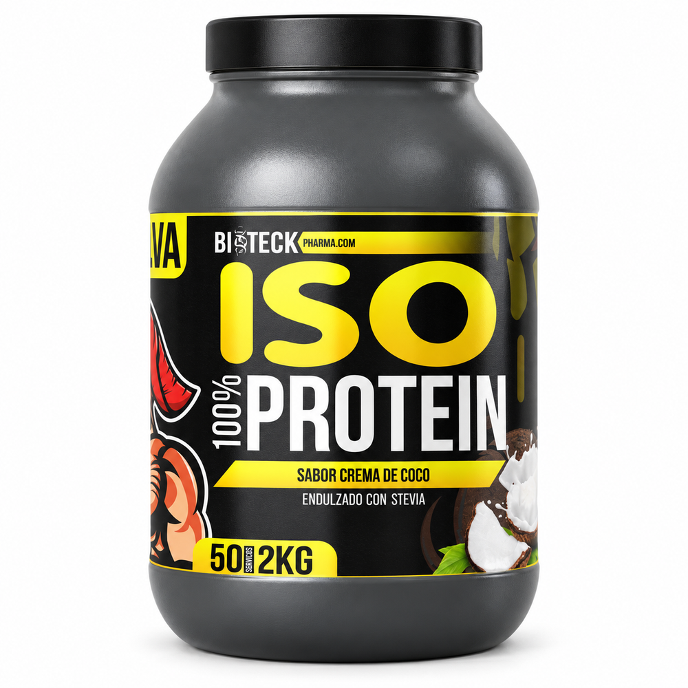 ISO Protein coco 2 kg · envase frontal