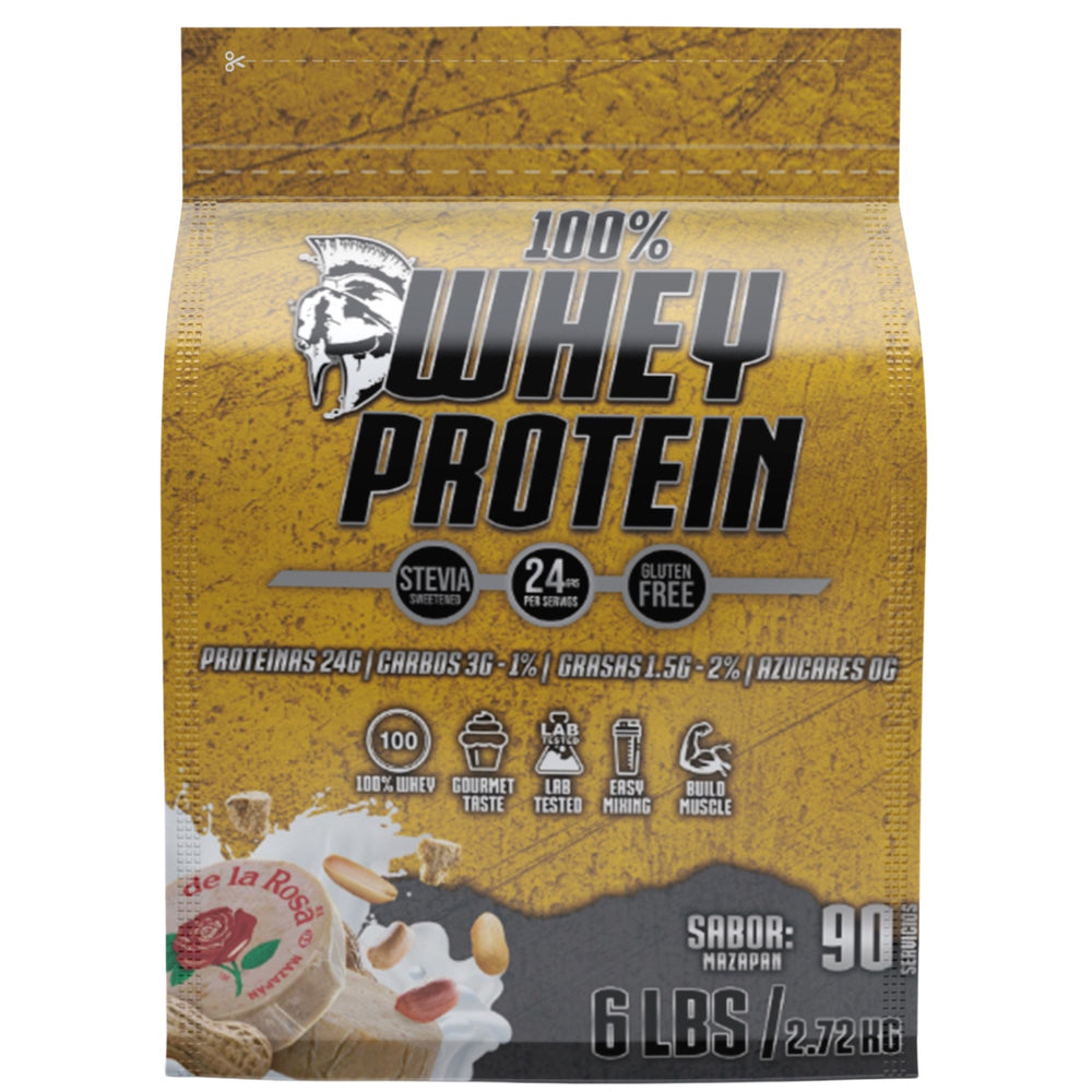 BIOTECK Amazon | 67593878896937 | 01 | Whey Mazapan, empaque original de 6 lb con fondo blanco
